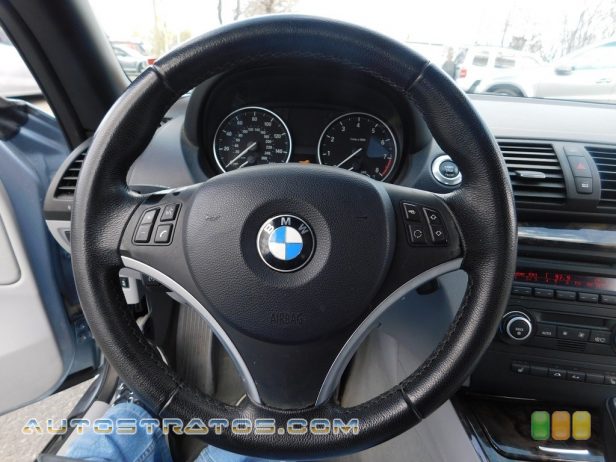 2008 BMW 1 Series 135i Convertible 3.0 Liter Twin-Turbocharged DOHC 24-Valve VVT Inline 6 Cylinder 6 Speed Manual