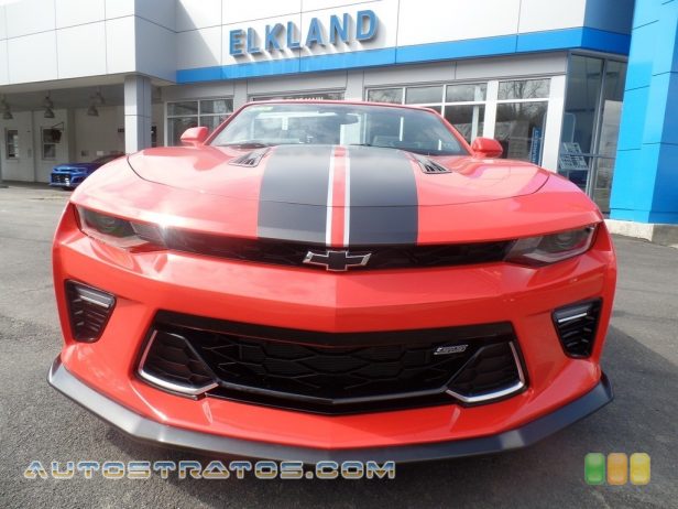 2018 Chevrolet Camaro SS Convertible Hot Wheels Package 6.2 Liter DI OHV 16-Valve VVT V8 8 Speed Automatic