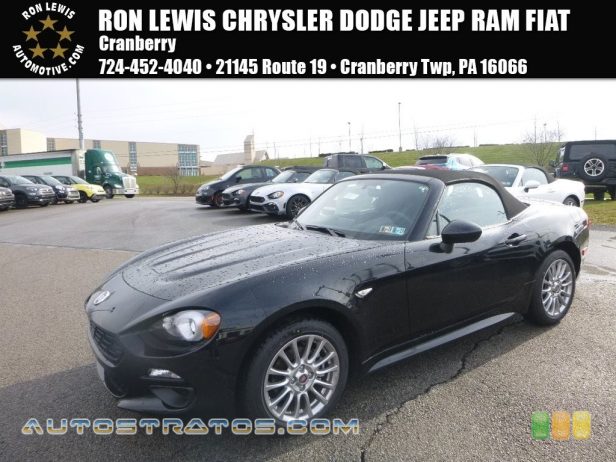 2018 Fiat 124 Spider Classica Roadster 1.4 Liter Turbocharged SOHC 16-Valve MultiAir 4 Cylinder 6 Speed Automatic
