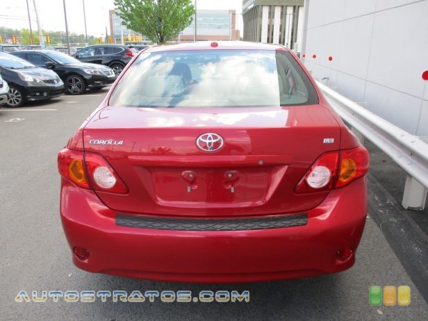 2010 Toyota Corolla LE 1.8 Liter DOHC 16-Valve Dual VVT-i 4 Cylinder 4 Speed Automatic