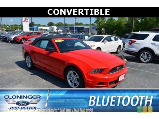 2013 Ford Mustang V6 Premium Convertible 3.7 Liter DOHC 24-Valve Ti-VCT V6 6 Speed SelectShift Automatic
