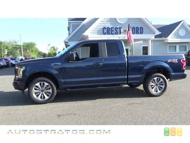 2018 Ford F150 STX SuperCab 4x4 2.7 Liter DI Twin-Turbocharged DOHC 24-Valve EcoBoost V6 10 Speed Automatic