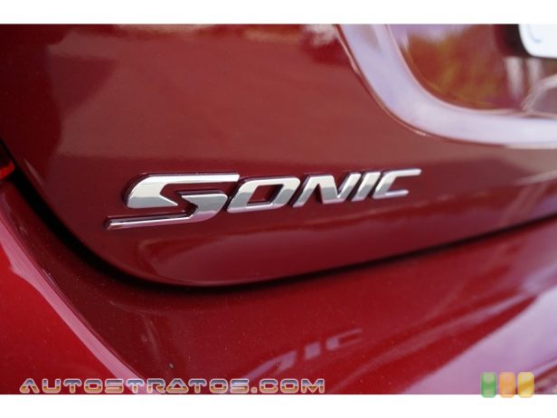 2018 Chevrolet Sonic LT Sedan 1.8 Liter DOHC 16-Valve VVT 4 Cylinder 6 Speed Automatic