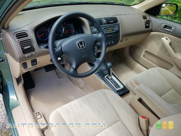 2004 Honda Civic LX Sedan 1.7L SOHC 16V VTEC 4 Cylinder 4 Speed Automatic