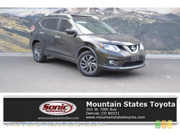 2016 Nissan Rogue SL AWD 2.5 Liter DOHC 16-Valve CVTCS 4 Cylinder Xtronic CVT Automatic