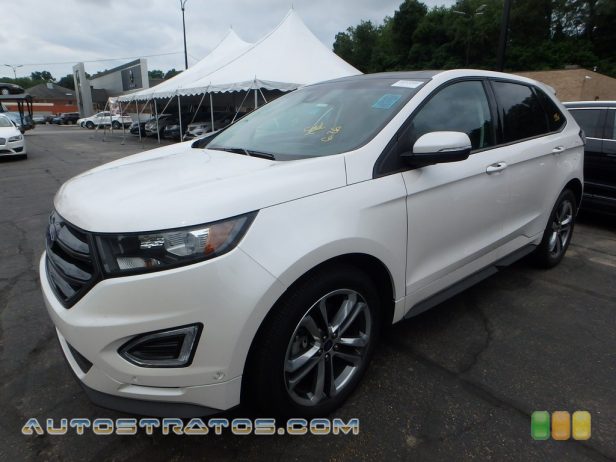 2016 Ford Edge Sport AWD 2.7 Liter DI Twin-Turbocharged DOHC 24-Valve EcoBoost V6 6 Speed SelectShift Automatic