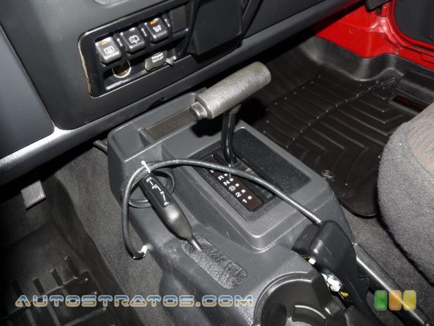 2005 Jeep Wrangler X 4x4 4.0 Liter OHV 12-Valve Inline 6 Cylinder 4 Speed Automatic