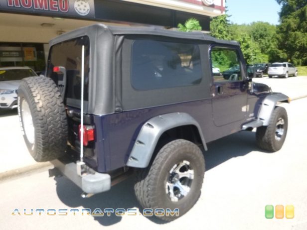 2004 Jeep Wrangler Unlimited 4x4 4.0 Liter OHV 12-Valve Inline 6 Cylinder 4 Speed Automatic