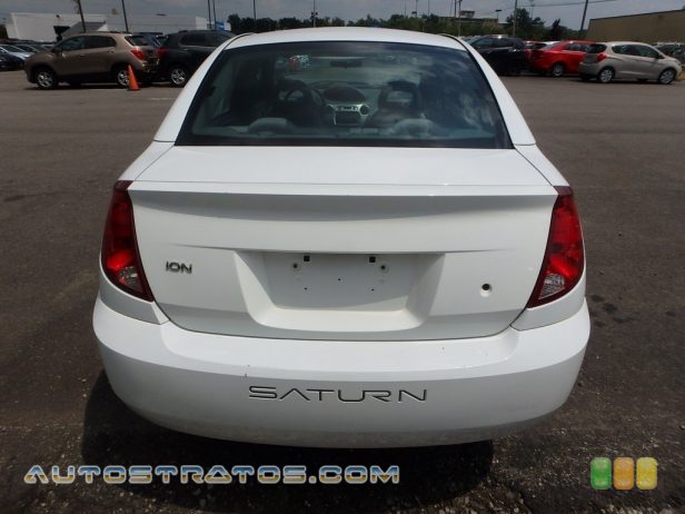 2004 Saturn ION 2 Sedan 2.2 Liter DOHC 16 Valve 4 Cylinder 5 Speed Automatic