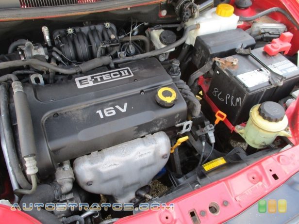 2008 Chevrolet Aveo Aveo5 LS 1.6L DOHC 16 Valve 4 Cylinder 4 Speed Automatic