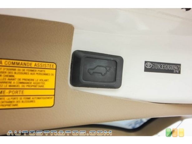 2010 Toyota Highlander Limited 3.5 Liter DOHC 24-Valve VVT-i V6 5 Speed ECT-i Automatic