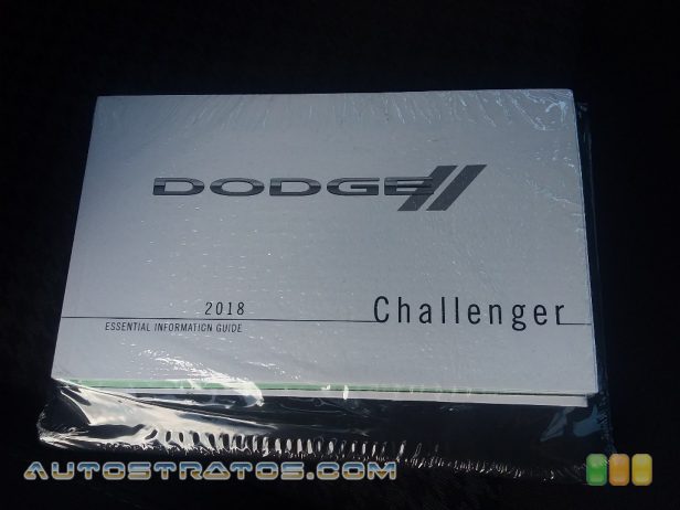 2018 Dodge Challenger R/T 5.7 Liter HEMI OHV 16-Valve VVT MDS V8 8 Speed Automatic