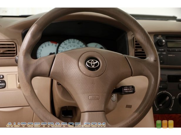 2004 Toyota Corolla LE 1.8 Liter DOHC 16-Valve VVT-i 4 Cylinder 4 Speed Automatic