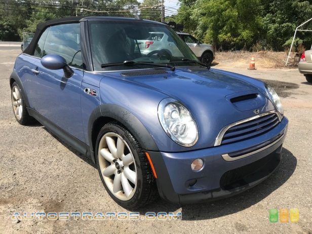 2005 Mini Cooper S Convertible 1.6 Liter Supercharged SOHC 16-Valve 4 Cylinder 6 Speed Manual