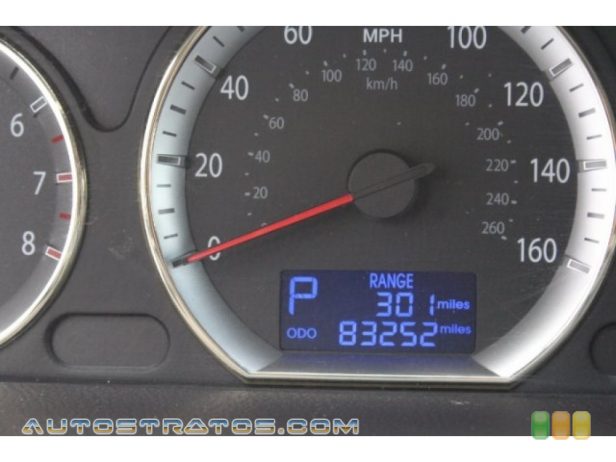 2009 Hyundai Sonata GLS 2.4 Liter DOHC 16V VVT 4 Cylinder 5 Speed Shiftronic Automatic