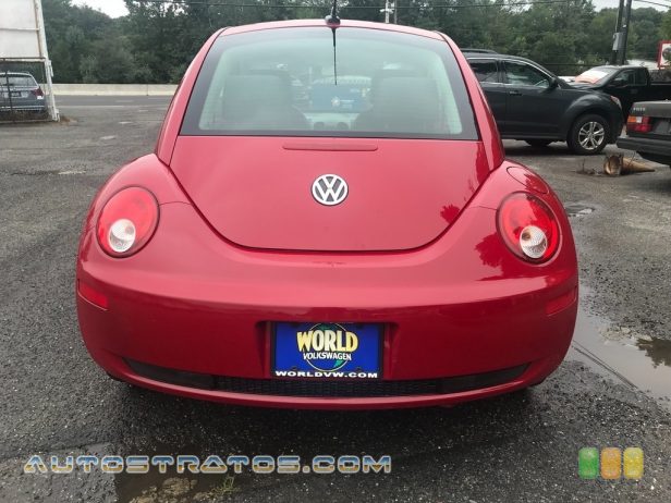 2009 Volkswagen New Beetle 2.5 Coupe 2.5 Liter DOHC 20-Valve 5 Cylinder 6 Speed Tiptronic Automatic