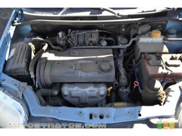 2005 Chevrolet Aveo LS Sedan 1.6L DOHC 16V 4 Cylinder 4 Speed Automatic