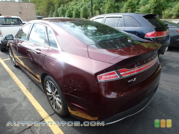 2018 Lincoln MKZ Premier AWD 2.0 Liter GTDI Turbocharged DOHC 16-Valve Ti-VCT 4 Cylinder 6 Speed Automatic