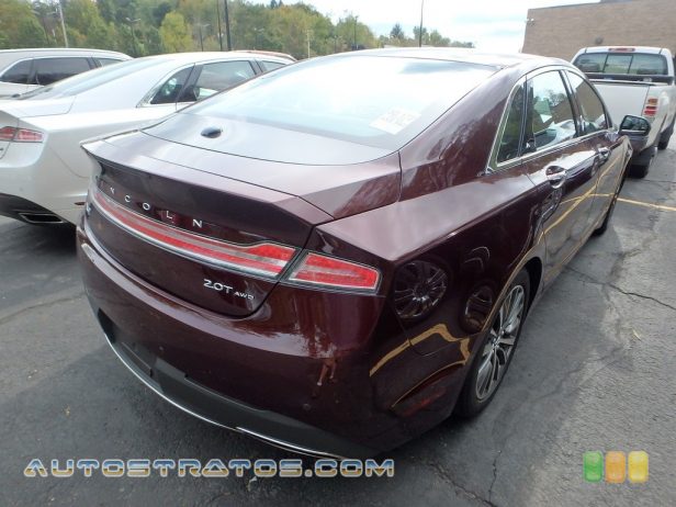2018 Lincoln MKZ Premier AWD 2.0 Liter GTDI Turbocharged DOHC 16-Valve Ti-VCT 4 Cylinder 6 Speed Automatic