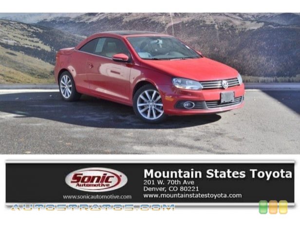 2013 Volkswagen Eos Komfort 2.0 Liter TSI Turbocharged DOHC 16-Valve VVT 4 Cylinder 6 Speed DSG Dual-Clutch Automatic