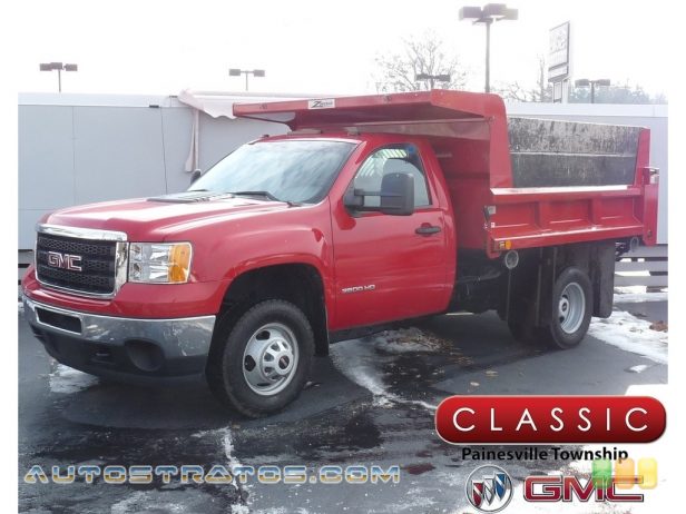 2011 GMC Sierra 3500HD Work Truck Regular Cab Chassis Dump Truck 6.0 Liter OHV 16-Valve VVT Vortec V8 6 Speed Automatic