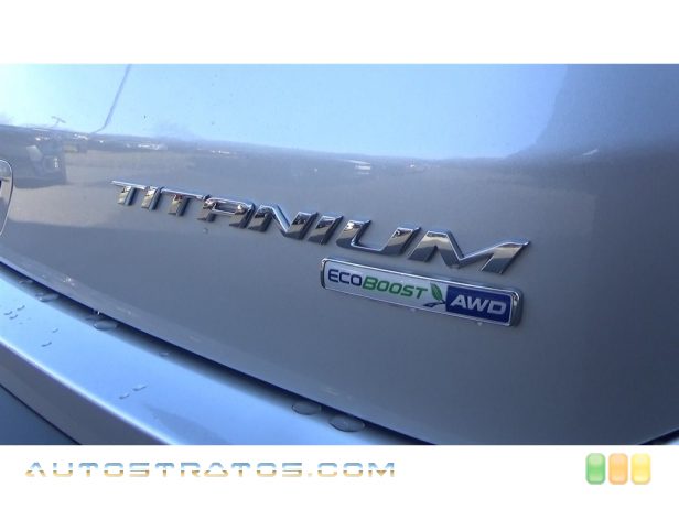 2019 Ford Edge Titanium 2.0 Liter Turbocharged DOHC 16-Valve EcoBoost 4 Cylinder 8 Speed Automatic