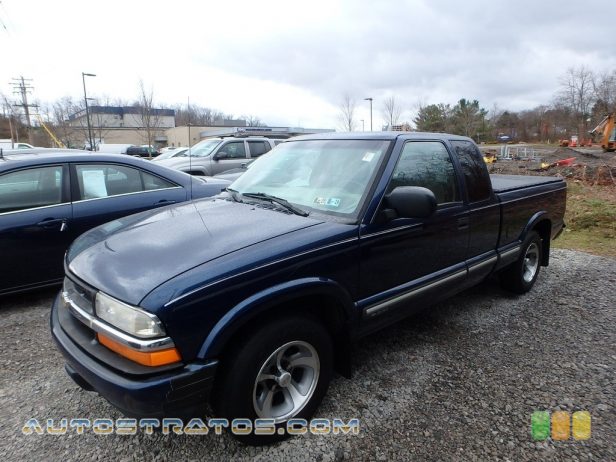 2001 Chevrolet S10 LS Extended Cab 2.2 Liter  4 Cylinder 4 Speed Automatic