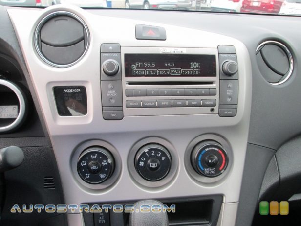 2009 Pontiac Vibe 2.4 2.4 Liter DOHC 16V VVT-i 4 Cylinder 5 Speed Automatic