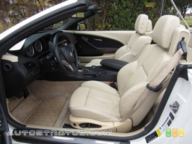 2010 BMW 6 Series 650i Convertible 4.8 Liter DOHC 32-Valve Double-VANOS VVT V8 6 Speed Sport Automatic