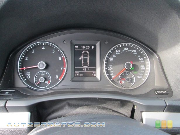 2012 Volkswagen Eos Komfort 2.0 Liter FSI Turbocharged DOHC 16-Valve VVT 4 Cylinder 6 Speed DSG Double-Clutch Automatic