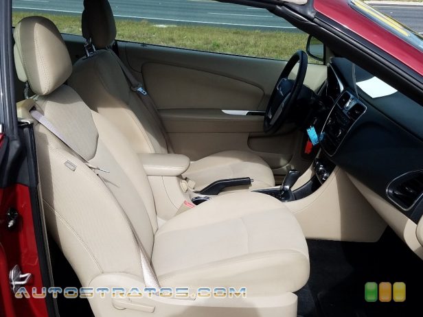 2012 Chrysler 200 Touring Convertible 3.6 Liter DOHC 24-Valve VVT Pentastar V6 6 Speed AutoStick Automatic
