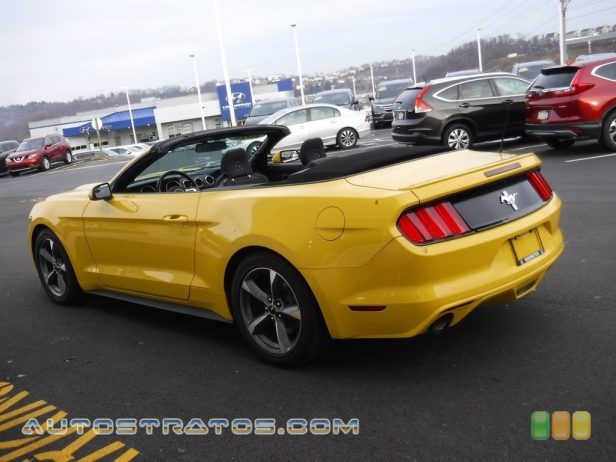 2016 Ford Mustang V6 Convertible 3.7 Liter DOHC 24-Valve Ti-VCT V6 6 Speed SelectShift Automatic