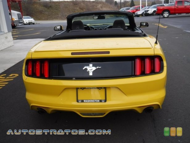 2016 Ford Mustang V6 Convertible 3.7 Liter DOHC 24-Valve Ti-VCT V6 6 Speed SelectShift Automatic