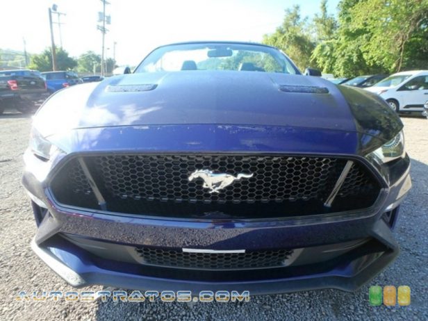 2019 Ford Mustang GT Premium Convertible 5.0 Liter DOHC 32-Valve Ti-VCT V8 6 Speed Manual