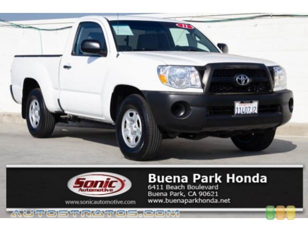 2011 Toyota Tacoma Regular Cab 2.7 Liter DOHC 16-Valve VVT-i 4 Cylinder 4 Speed Automatic