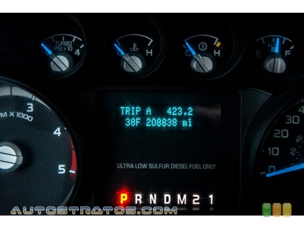 2011 Ford F250 Super Duty XL SuperCab 4x4 6.7 Liter OHV 32-Valve B20 Power Stroke Turbo-Diesel V8 6 Speed TorqShift Automatic