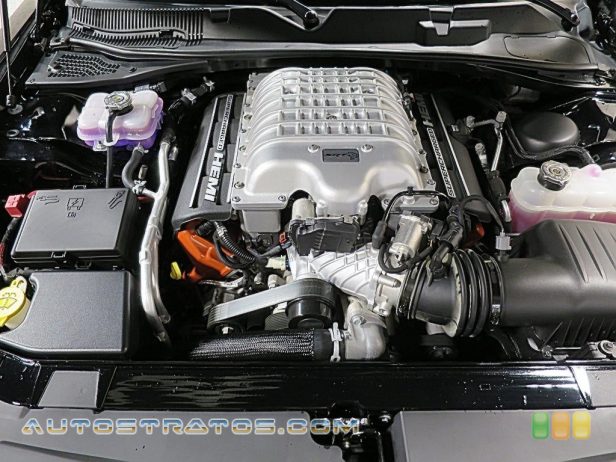 2018 Dodge Challenger SRT Hellcat 6.2 Liter Supercharged HEMI OHV 16-Valve VVT V8 6 Speed Manual