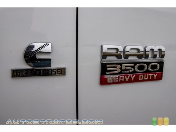 2011 Dodge Ram 3500 HD ST Crew Cab 4x4 6.7 Liter OHV 24-Valve Cummins Turbo-Diesel Inline 6 Cylinder 6 Speed Manual