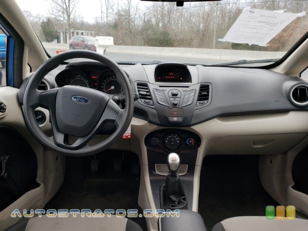 2011 Ford Fiesta S Sedan 1.6 Liter DOHC 16-Valve Ti-VCT Duratec 4 Cylinder 5 Speed Manual