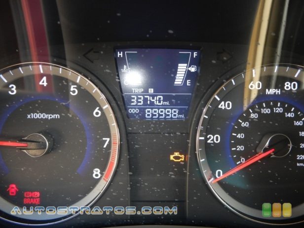 2012 Hyundai Accent GLS 4 Door 1.6 Liter GDI DOHC 16-Valve D-CVVT 4 Cylinder 6 Speed Manual