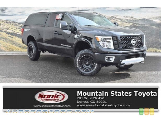 2018 Nissan TITAN XD PRO-4X King Cab 4x4 5.6 Liter DOHC 32-Valve VVEL V8 7 Speed Automatic