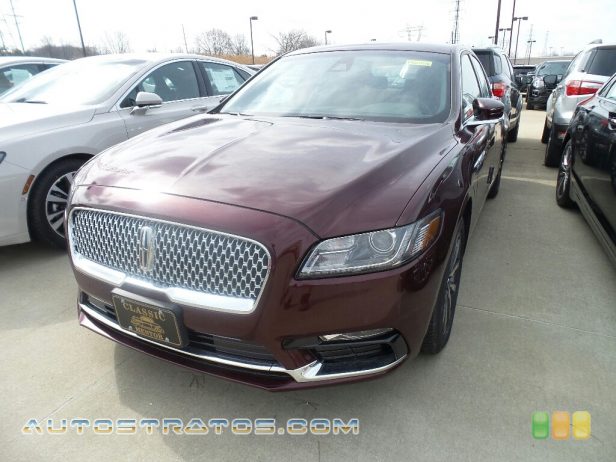 2019 Lincoln Continental FWD 3.7 Liter DOHC 24-Valve Ti-VCT V6 6 Speed SelectShift Automatic