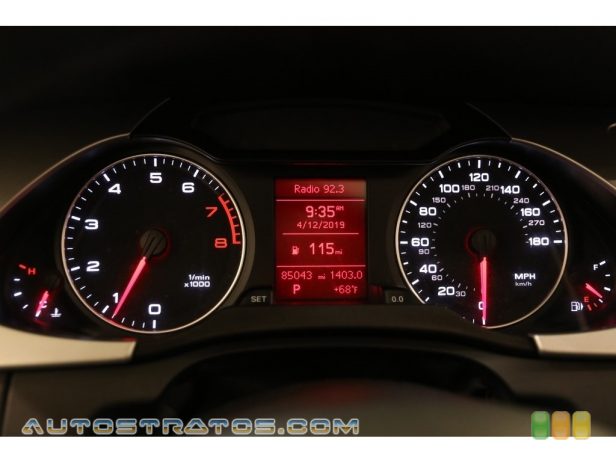 2012 Audi A4 2.0T quattro Sedan 2.0 Liter FSI Turbocharged DOHC 16-Valve VVT 4 Cylinder 8 Speed Tiptronic Automatic