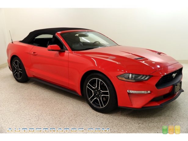 2018 Ford Mustang EcoBoost Premium Convertible 2.3 Liter Turbocharged DOHC 16-Valve EcoBoost 4 Cylinder 10 Speed SelectShift Automatic