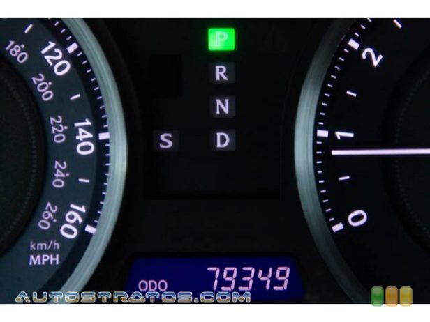2012 Lexus IS 250 2.5 Liter GDI DOHC 24-Valve VVT-i V6 6 Speed ECT-i Automatic
