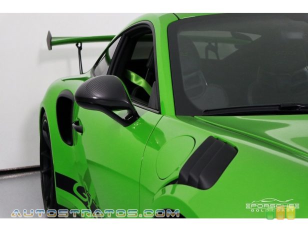 2019 Porsche 911 GT3 RS 4.0 Liter DFI DOHC 24-Valve VarioCam Plus Horizontally Opposed 6 7 Speed Manual