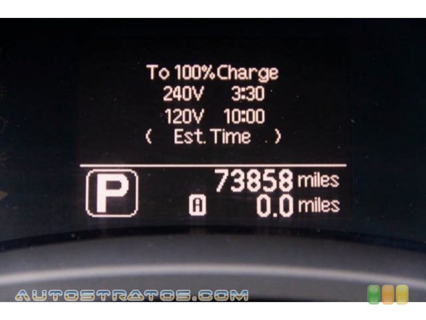 2012 Nissan LEAF SL 80 kW/107hp AC Syncronous Electric Motor Direct Drive 1 Speed Automatic