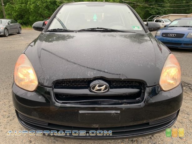 2008 Hyundai Accent GS Coupe 1.6 Liter DOHC 16V VVT 4 Cylinder 4 Speed Automatic