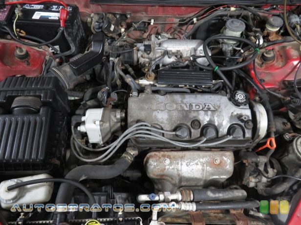 2000 Honda Civic EX Coupe 1.6 Liter SOHC 16-Valve 4 Cylinder 5 Speed Manual
