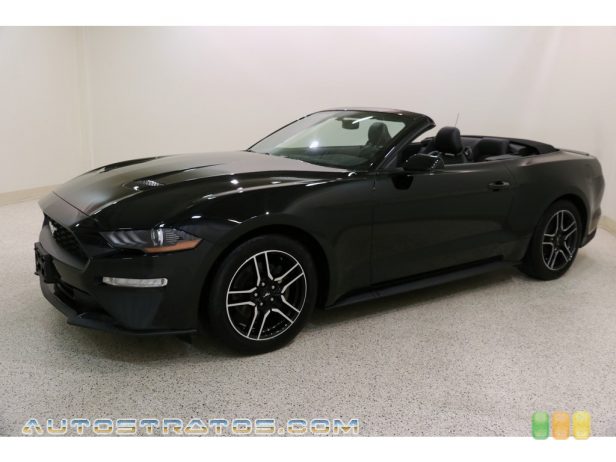 2018 Ford Mustang EcoBoost Convertible 2.3 Liter Turbocharged DOHC 16-Valve EcoBoost 4 Cylinder 10 Speed SelectShift Automatic